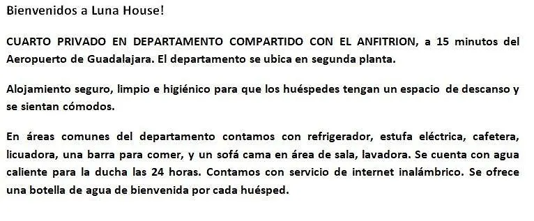 Luna House Guadalajara Ubytování v soukromí